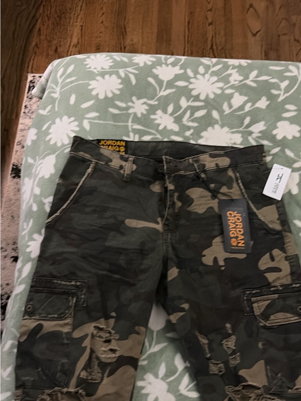 Jordan Men's Camouflage Cargo Shorts - Green, Black, Brown